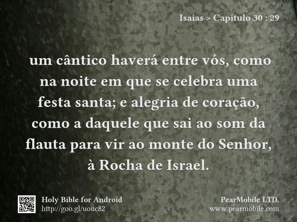 Isaías, Capítulo 30:29